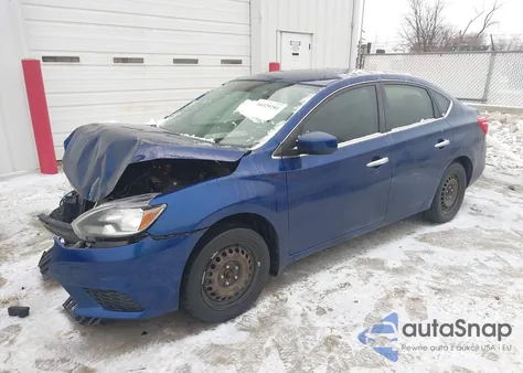 2017 Nissan Sentra S z USA, uszkodzony, nr VIN 3N1AB7AP0HY386037